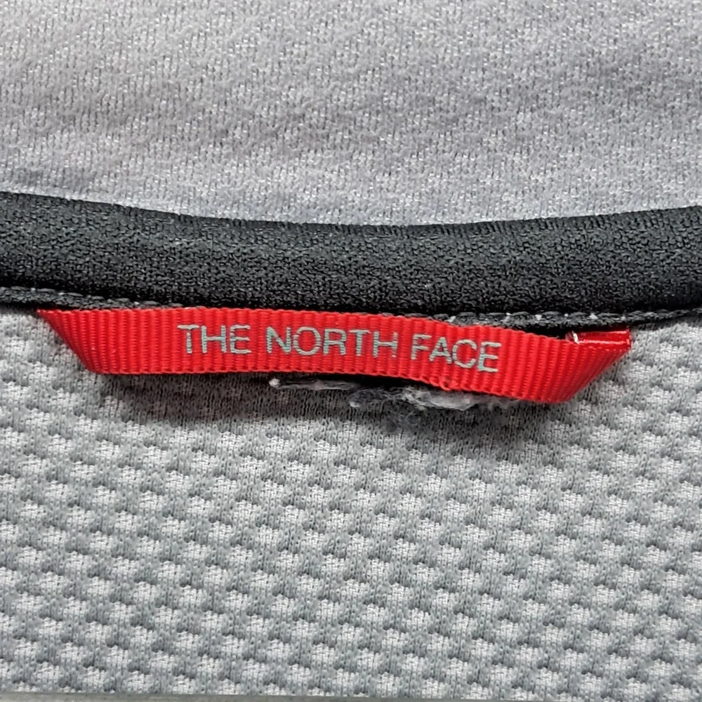 The North‎ Face Mens Gray Short Sleeve Polo Shirt Performance Active Golf Hiking